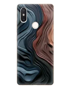 Чехол для Xiaomi Mi 8 SE с картинкой «Цветные волны каньона»