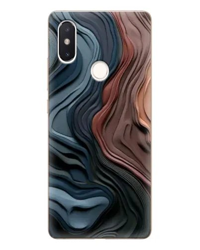 Чехол для Xiaomi Mi 8 SE с картинкой «Цветные волны каньона» Чехол для Xiaomi Mi 8 SE с картинкой «Цветные волны каньона»