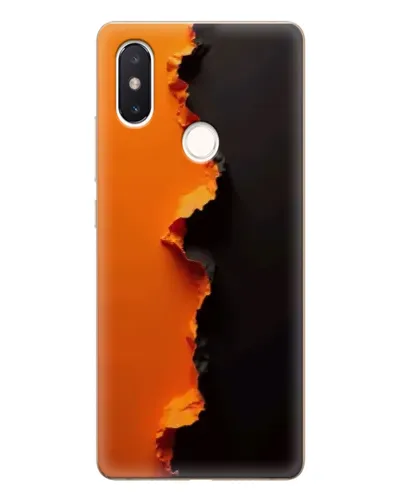 Чехол для Xiaomi Mi 8 SE с картинкой «Оранжевый разлом» Чехол для Xiaomi Mi 8 SE с картинкой «Оранжевый разлом»