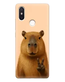 Чехол для Xiaomi Mi 8 SE с картинкой «Капибара виктория» Чехол для Xiaomi Mi 8 SE с картинкой «Капибара виктория»