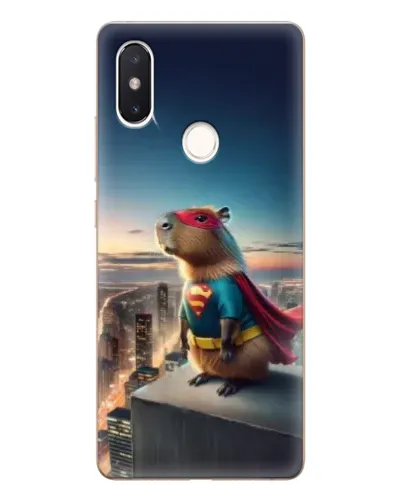 Чехол для Xiaomi Mi 8 SE с картинкой «Капи-мен супергерой» Чехол для Xiaomi Mi 8 SE с картинкой «Капи-мен супергерой»