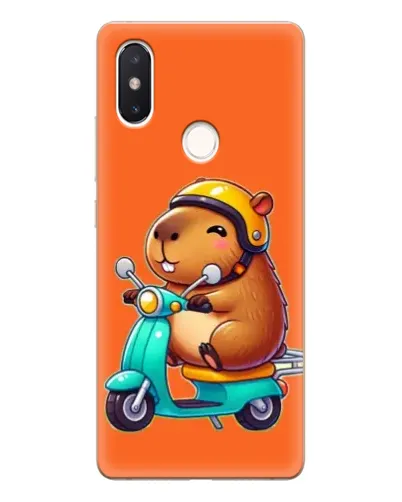 Чехол для Xiaomi Mi 8 SE с картинкой «Капибара на скутере» Чехол для Xiaomi Mi 8 SE с картинкой «Капибара на скутере»