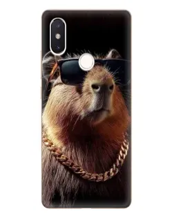 Чехол для Xiaomi Mi 8 SE с картинкой «Капибара золотая цепь» Чехол для Xiaomi Mi 8 SE с картинкой «Капибара золотая цепь»
