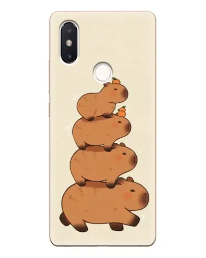 Чехол для Xiaomi Mi 8 SE с картинкой «Башня из капибар» Чехол для Xiaomi Mi 8 SE с картинкой «Башня из капибар»
