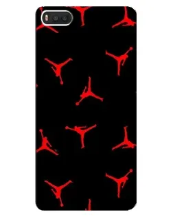 Чехол для Xiaomi Mi8 с картинкой «Jordan Red Pattern»