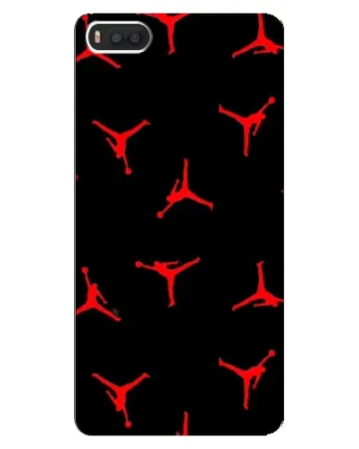Чехол для Xiaomi Mi8 с картинкой «Jordan Red Pattern»