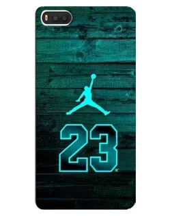 Чехол для Xiaomi Mi8 с картинкой «Jordan Cyan 23»