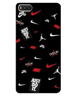 Чехол для Xiaomi Mi8 с картинкой «Nike Mix Pattern»