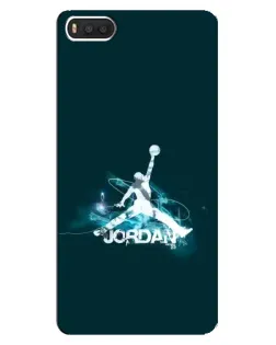 Чехол для Xiaomi Mi8 с картинкой «Jordan Blue Fire»