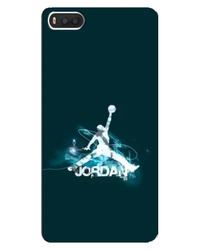 Чехол для Xiaomi Mi8 с картинкой «Jordan Blue Fire»