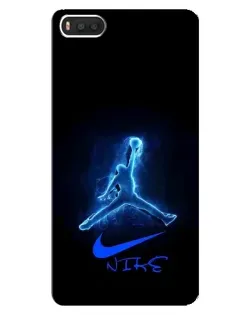 Чехол для Xiaomi Mi8 с картинкой «Jordan Neon Blue»