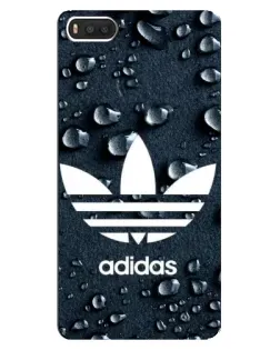 Чехол для Xiaomi Mi8 с картинкой «Adidas Trefoil Blue»