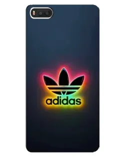 Чехол для Xiaomi Mi8 с картинкой «Неоновый Adidas»