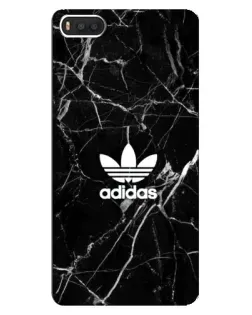 Чехол для Xiaomi Mi8 с картинкой «Белый мрамор Adidas»
