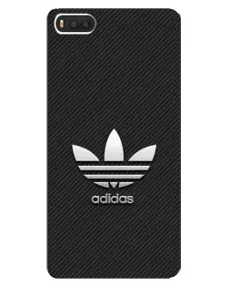 Чехол для Xiaomi Mi8 с картинкой «Adidas Карбоновая текстура»