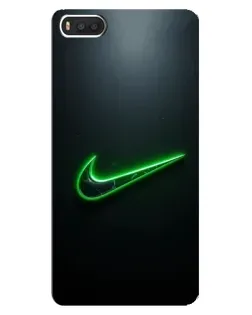 Чехол для Xiaomi Mi8 с картинкой «Неоновый контур Nike» Чехол для Xiaomi Mi8 с картинкой «Неоновый контур Nike»