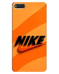 Чехол для Xiaomi Mi8 с картинкой «Оранжевый драйв Nike»