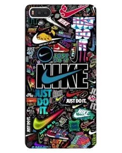 Чехол для Xiaomi Mi8 с картинкой «Яркий коллаж Nike»