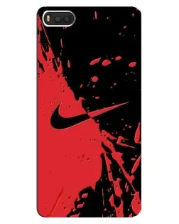 Чехол для Xiaomi Mi8 с картинкой «Красные брызги Nike»