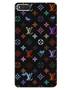 Чехол для Xiaomi Mi8 с картинкой «Цветная монограмма LV»