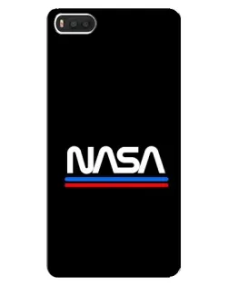 Чехол для Xiaomi Mi8 с картинкой «NASA — классика Red Blue»