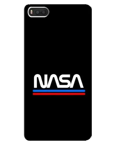 Чехол для Xiaomi Mi8 с картинкой «NASA — классика Red Blue»