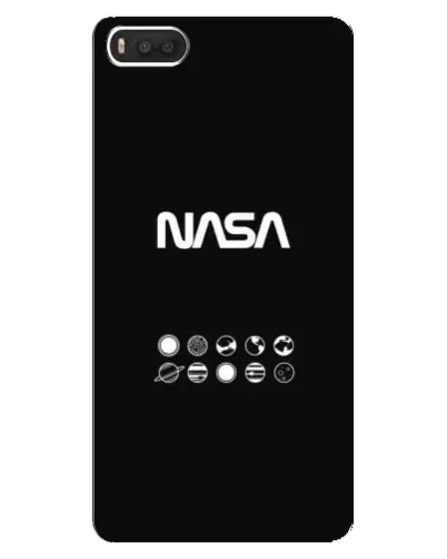 Чехол для Xiaomi Mi8 с картинкой «NASA — технический принт»
