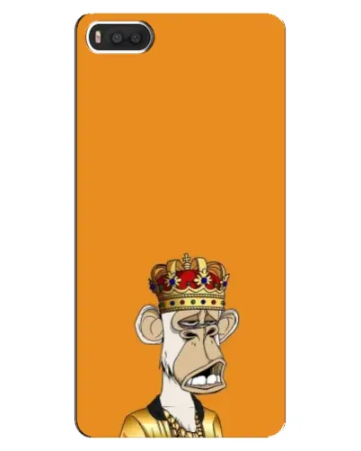 Чехол для Xiaomi Mi8 с картинкой «Золотая обезьяна Bored Ape»