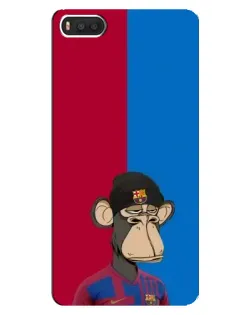 Чехол для Xiaomi Mi8 с картинкой «Bored Ape — фанат Барсы»