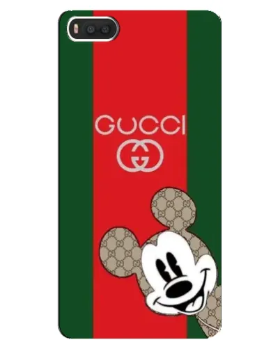 Чехол для Xiaomi Mi8 с картинкой «Gucci — полосы и Микки»