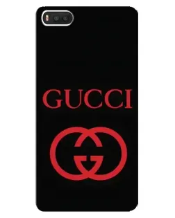 Чехол для Xiaomi Mi8 с картинкой «Gucci — красный логотип»