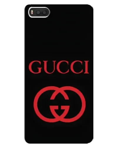 Чехол для Xiaomi Mi8 с картинкой «Gucci — красный логотип»