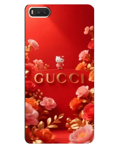 Чехол для Xiaomi Mi8 с картинкой «Gucci — золотой сад»