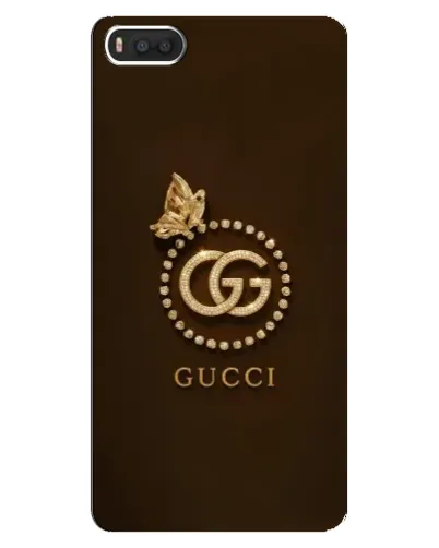 Чехол для Xiaomi Mi8 с картинкой «Gucci — золотая бабочка»