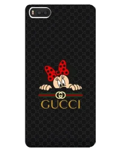 Чехол для Xiaomi Mi8 с картинкой «Минни Маус Gucci — черный»