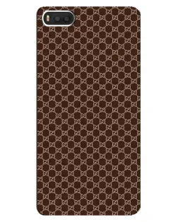 Чехол для Xiaomi Mi8 с картинкой «Gucci — шоколадная сетка» Чехол для Xiaomi Mi8 с картинкой «Gucci — шоколадная сетка»
