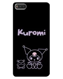 Чохол для Xiaomi Mi8 з картинкою «Kuromi — чорний мінімалізм»