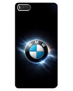 Чехол для Xiaomi Mi8 с картинкой «BMW — неоновое сияние»