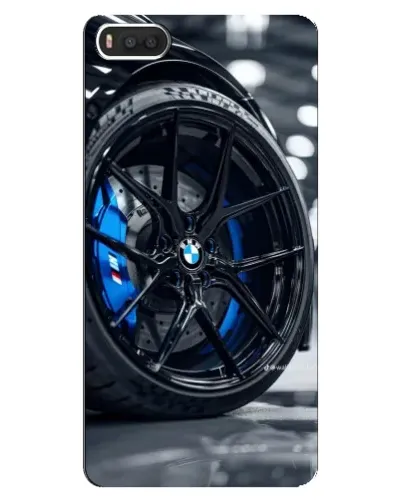 Чехол для Xiaomi Mi8 с картинкой «Колесо BMW вблизи»