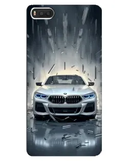Чехол для Xiaomi Mi8 с картинкой «BMW в свете фар»