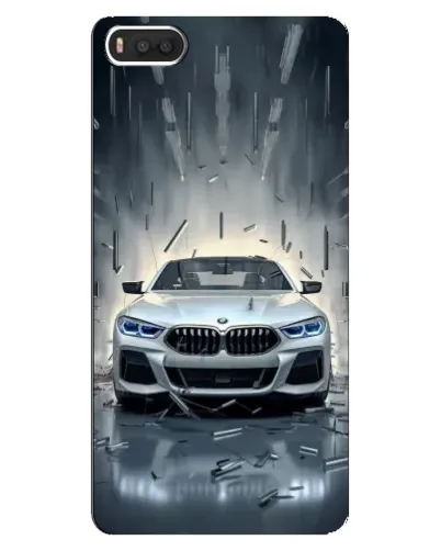 Чехол для Xiaomi Mi8 с картинкой «BMW в свете фар»