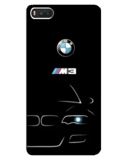 Чехол для Xiaomi Mi8 с картинкой «Минималистичный принт BMW M3»