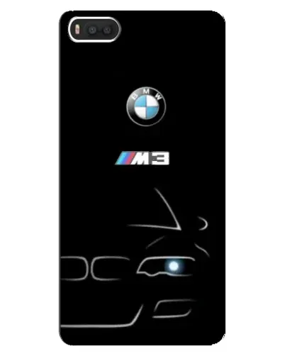 Чехол для Xiaomi Mi8 с картинкой «Минималистичный принт BMW M3»