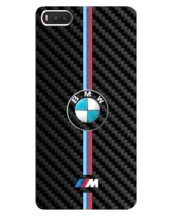 Чехол для Xiaomi Mi8 с картинкой «Эмблема BMW и карбон»