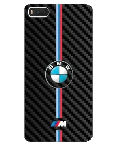 Чехол для Xiaomi Mi8 с картинкой «Эмблема BMW и карбон»