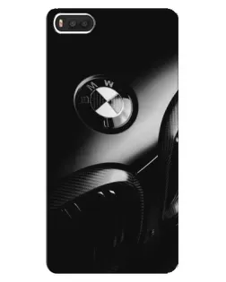 Чехол для Xiaomi Mi8 с картинкой «Эмблема BMW — макро»