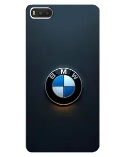 Чехол для Xiaomi Mi8 с картинкой «Логотип BMW — минимализм»