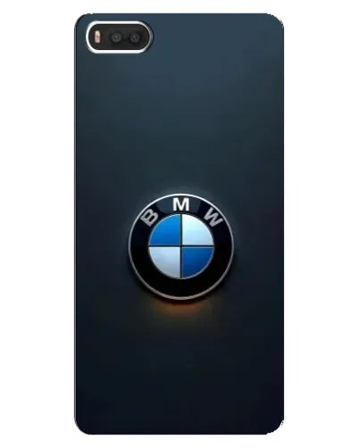 Чехол для Xiaomi Mi8 с картинкой «Логотип BMW — минимализм»