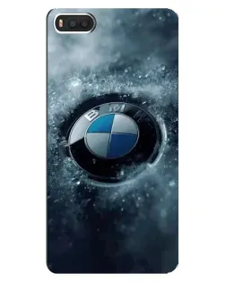 Чехол для Xiaomi Mi8 с картинкой «Логотип BMW — лед»