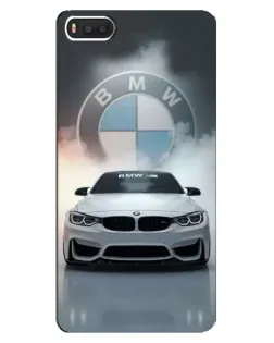 Чехол для Xiaomi Mi8 с картинкой «BMW в белом дыму»